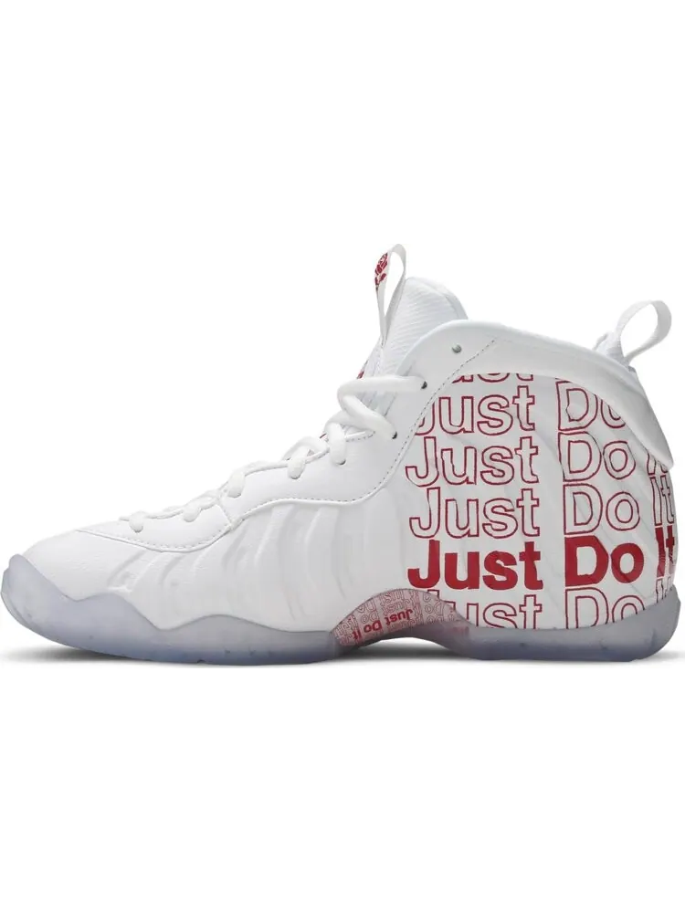 Кроссовки Nike Little Posite One GS 'Thank You Plastic Bag' — изображение 3 из 8, белый