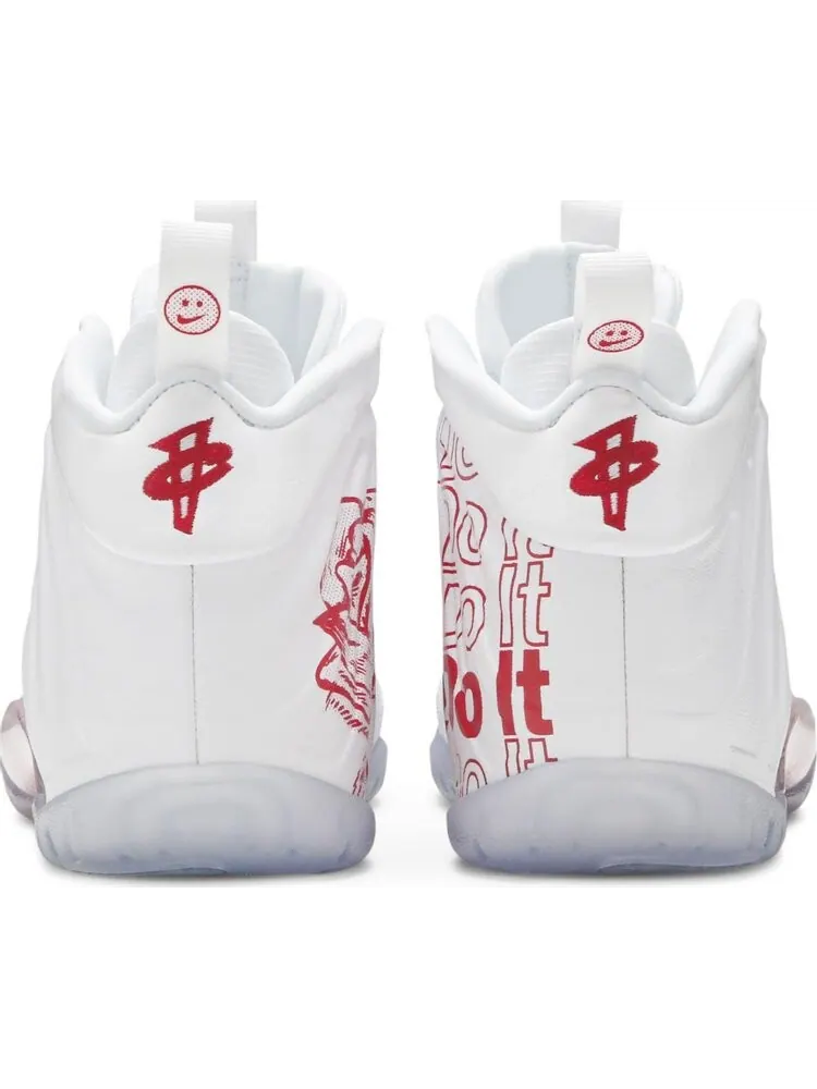 Кроссовки Nike Little Posite One GS 'Thank You Plastic Bag' — изображение 6 из 8, белый