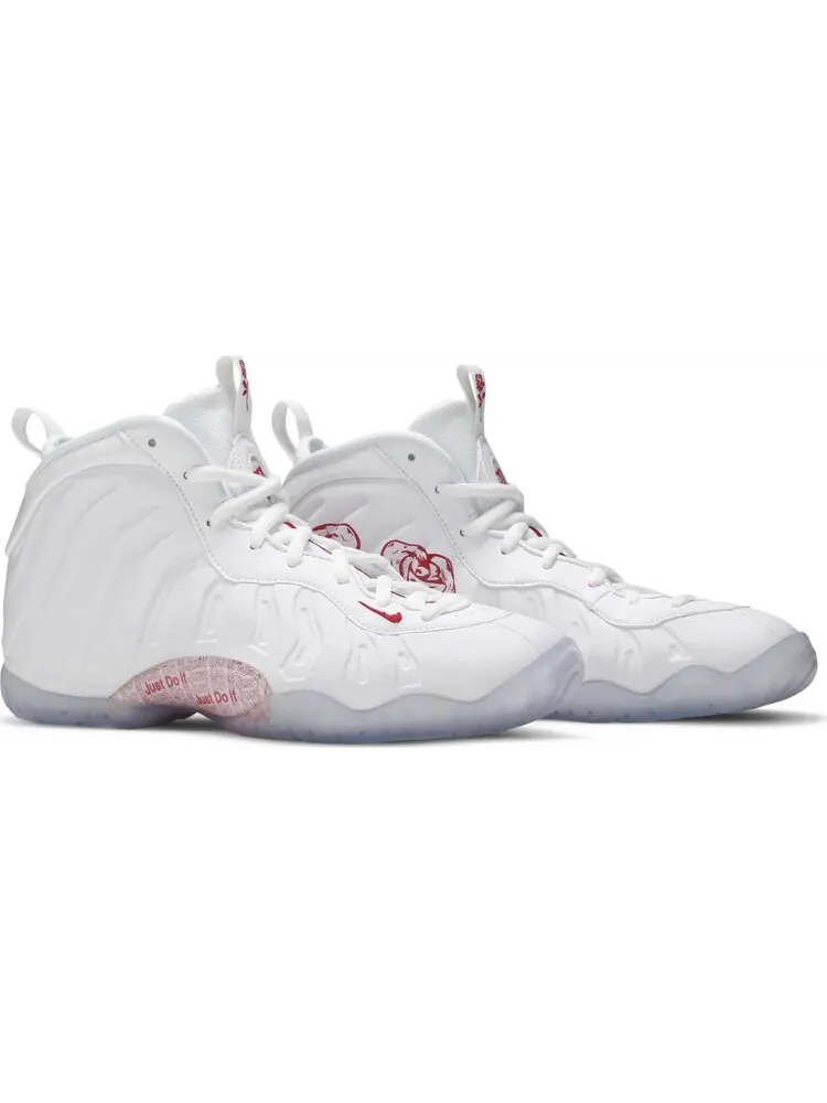 Кроссовки Nike Little Posite One GS 'Thank You Plastic Bag' — изображение 8 из 8, белый