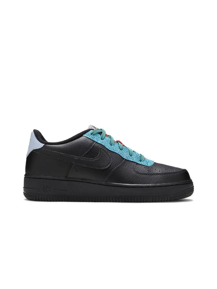 Кроссовки Nike Air Force 1 LV8 4 GS 'Black Obsidian Mist' — изображение 2 из 9, черный/черный