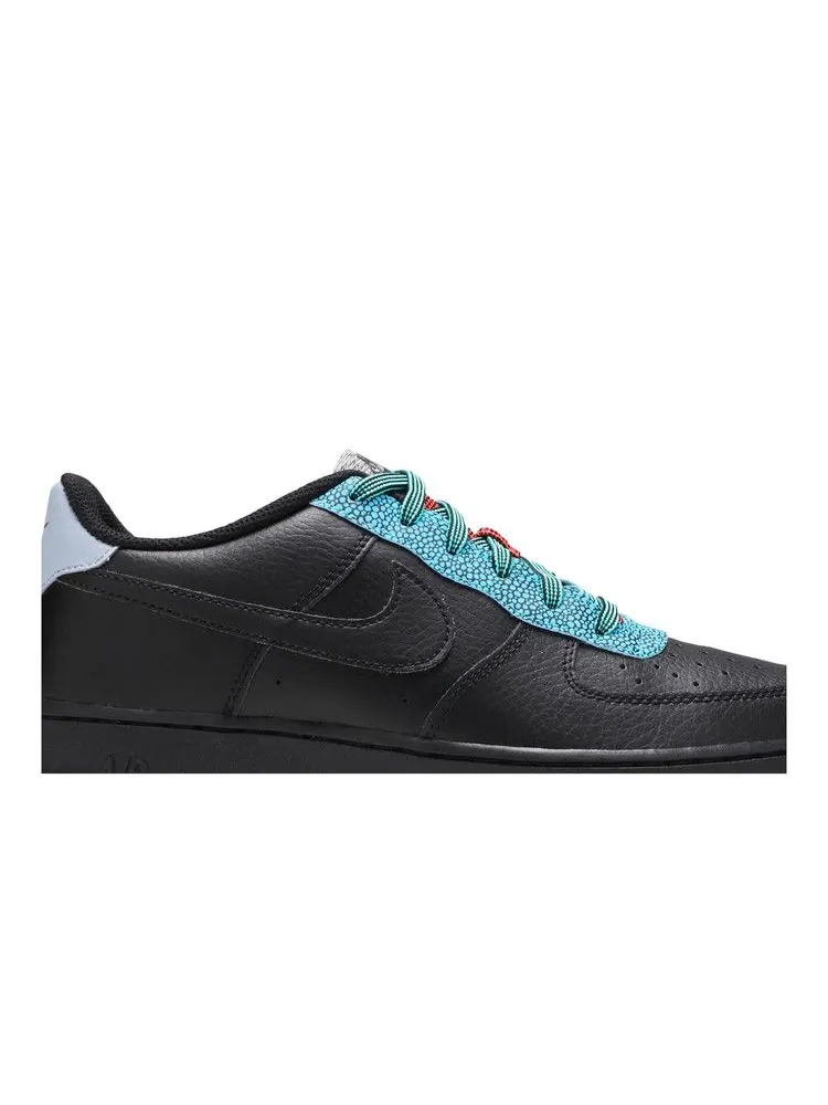 Кроссовки Nike Air Force 1 LV8 4 GS 'Black Obsidian Mist' — изображение 3 из 9, черный/черный