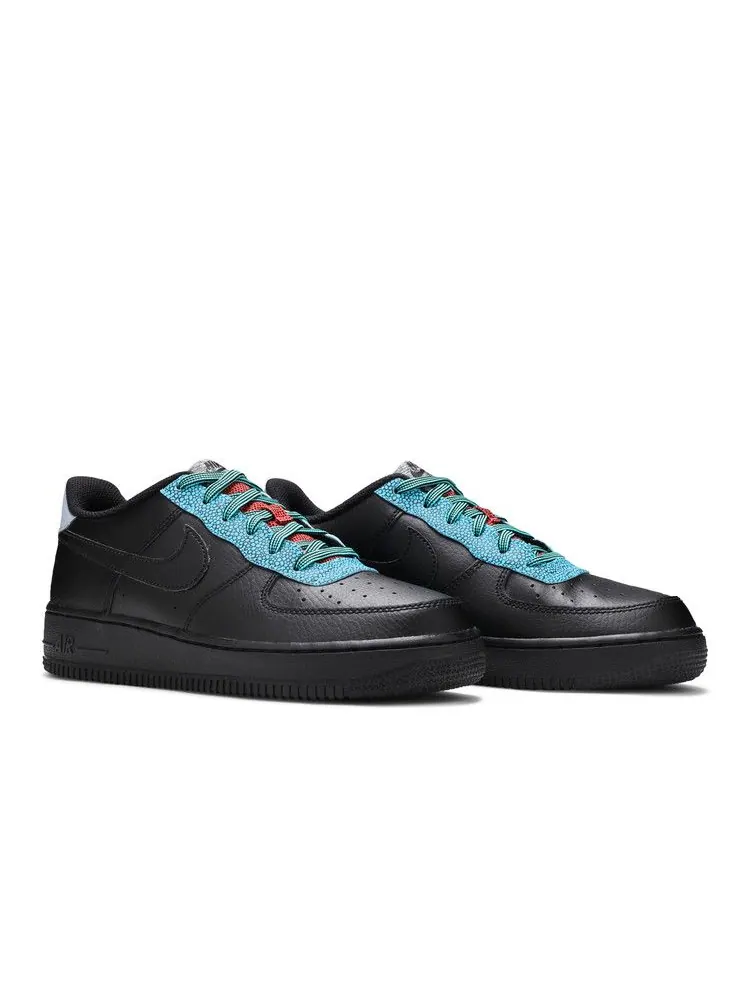 Кроссовки Nike Air Force 1 LV8 4 GS 'Black Obsidian Mist' — изображение 9 из 9, черный/черный