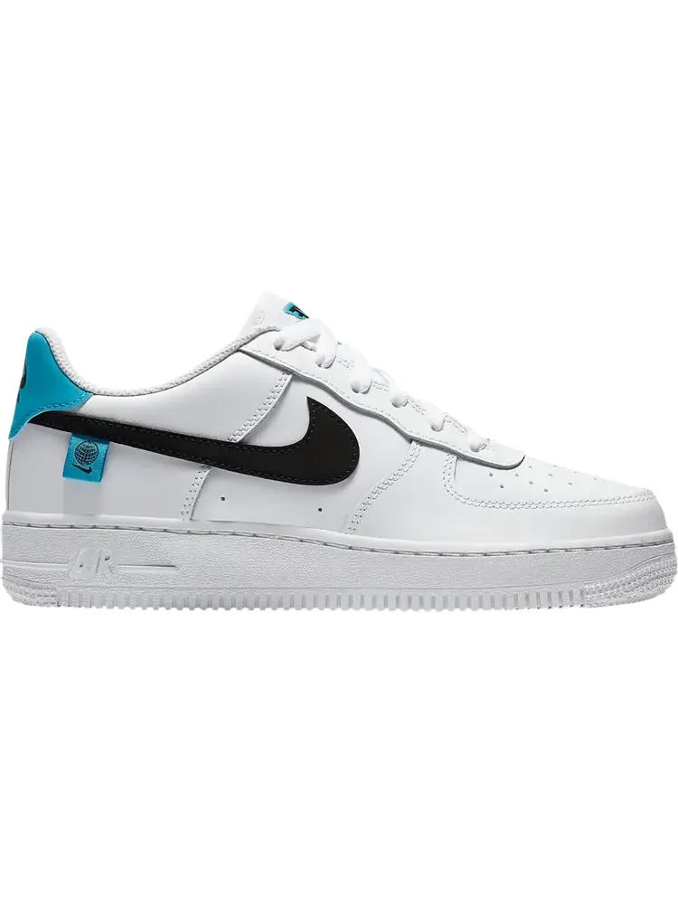 Кроссовки Nike Air Force 1 '07 Low GS 'Worldwide Pack - Blue Fury' — изображение 1 из 1, белый