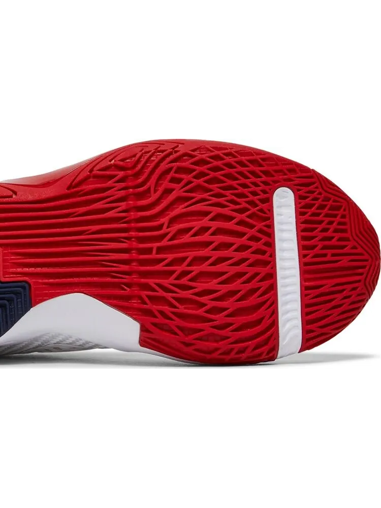 Кроссовки Nike LeBron Soldier 14 GS 'White University Red' — изображение 5 из 8, белый