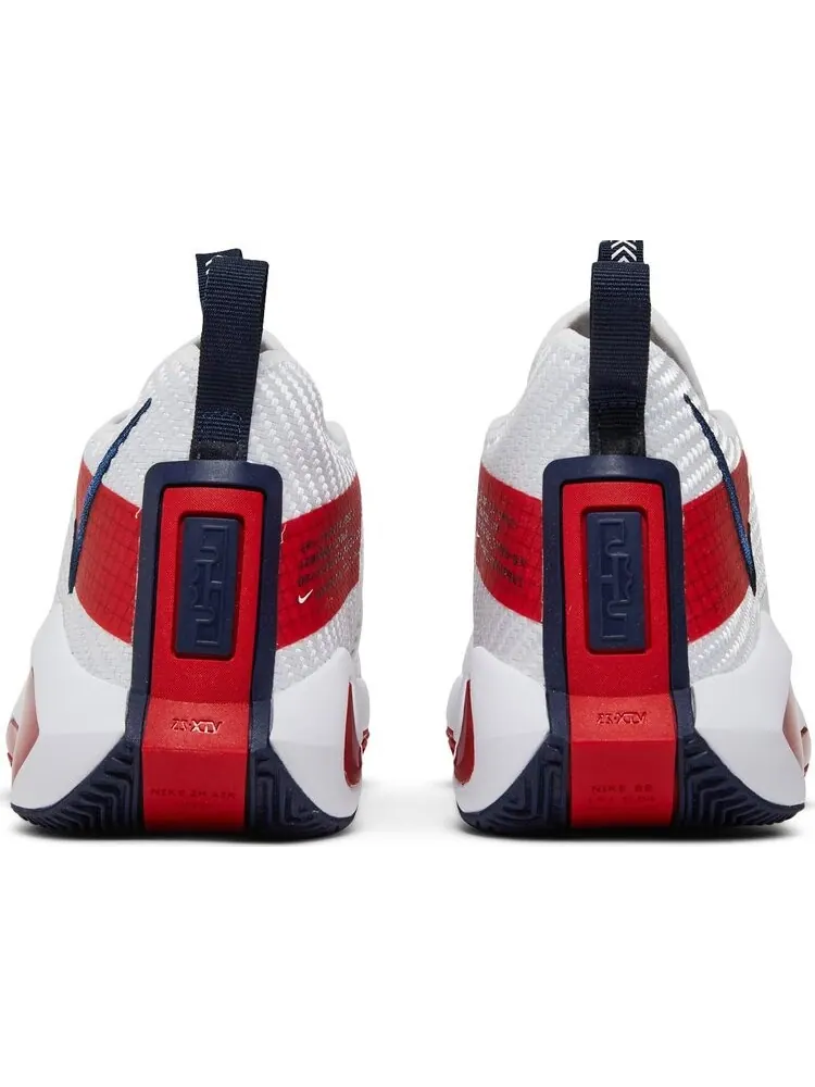 Кроссовки Nike LeBron Soldier 14 GS 'White University Red' — изображение 6 из 8, белый