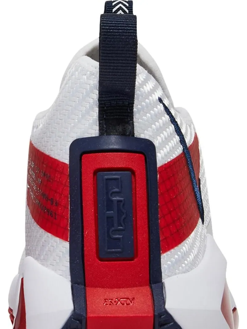 Кроссовки Nike LeBron Soldier 14 GS 'White University Red' — изображение 7 из 8, белый