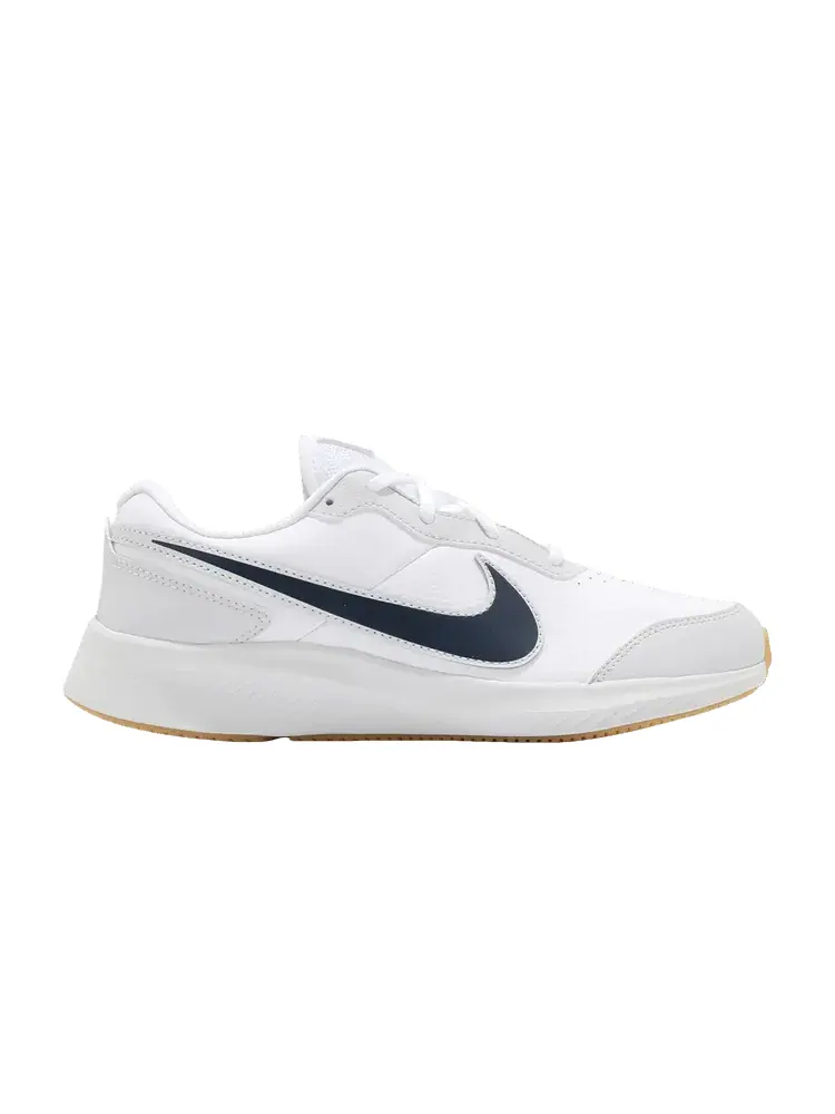 Кроссовки Varsity Leather GS 'White Midnight Navy' — изображение 1 из 1, белый темно-синий