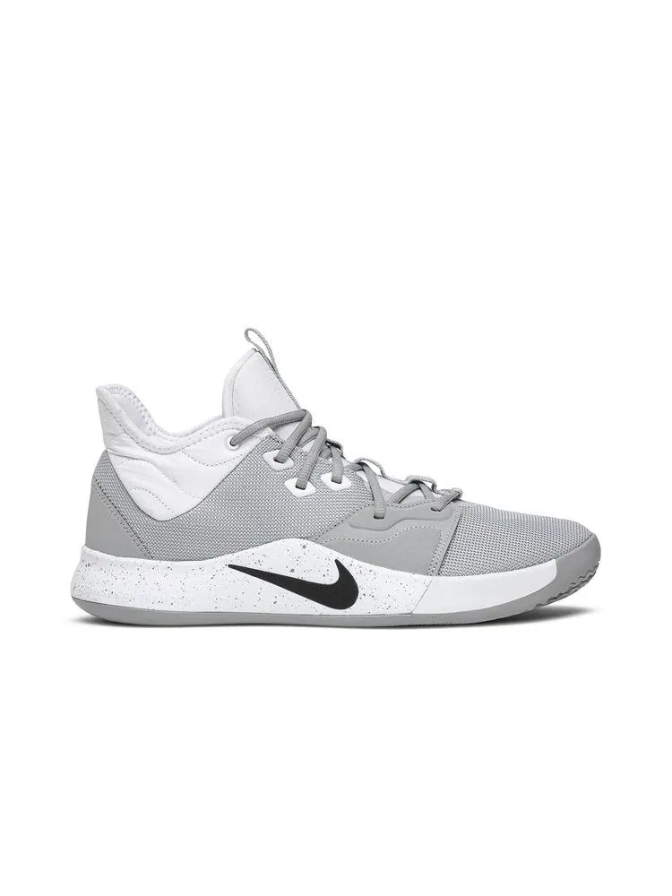 Кроссовки Nike PG 3 TB 'Wolf Grey' — изображение 2 из 9, серый/белый/черный