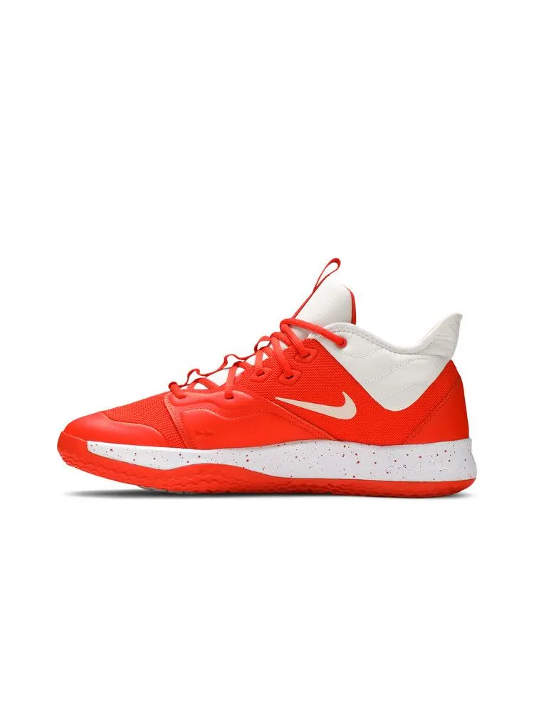 Кроссовки Nike PG 3 TB 'Team Orange' — изображение 4 из 9, оранжевый/черный/белый