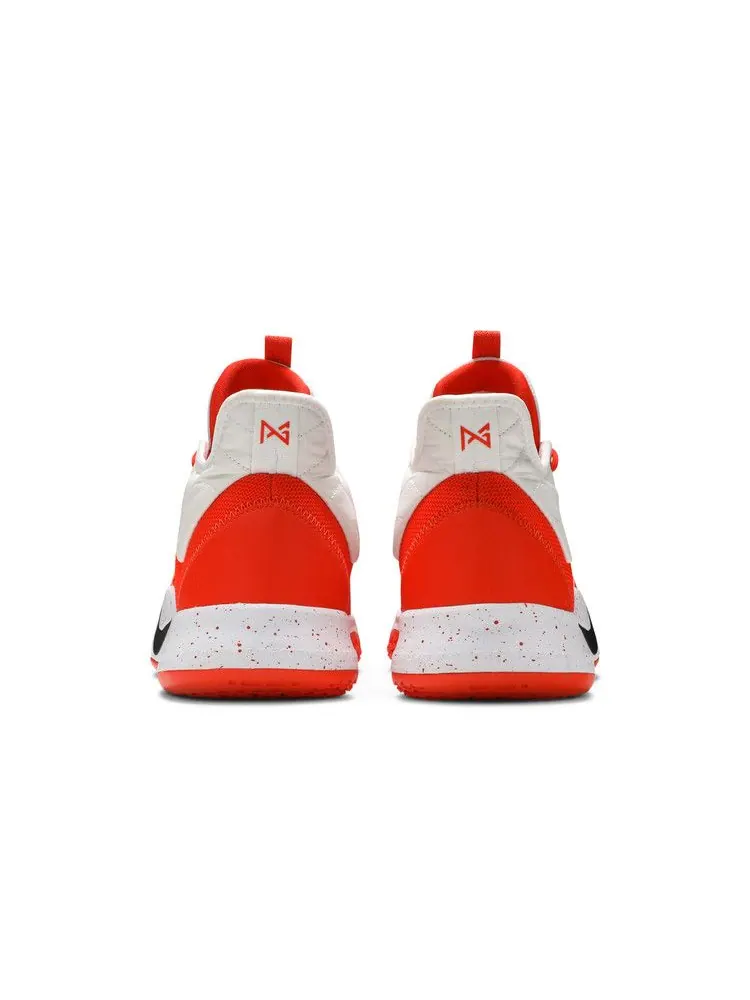 Кроссовки Nike PG 3 TB 'Team Orange' — изображение 7 из 9, оранжевый/черный/белый
