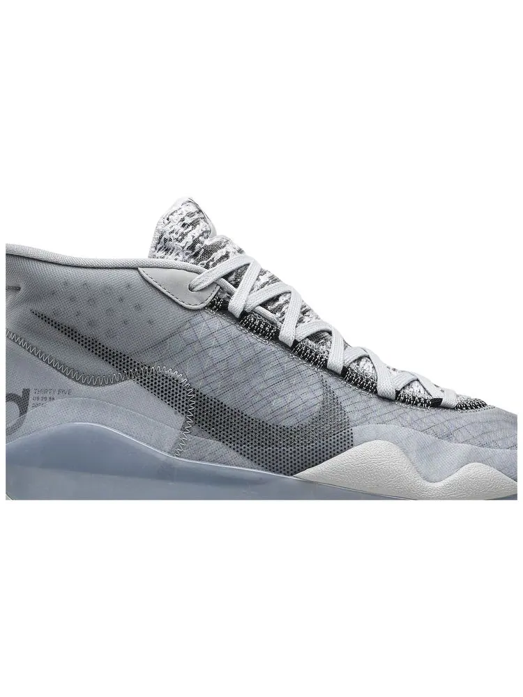Кроссовки Nike KD 12 TB 'Wolf Grey' — изображение 2 из 8, серый