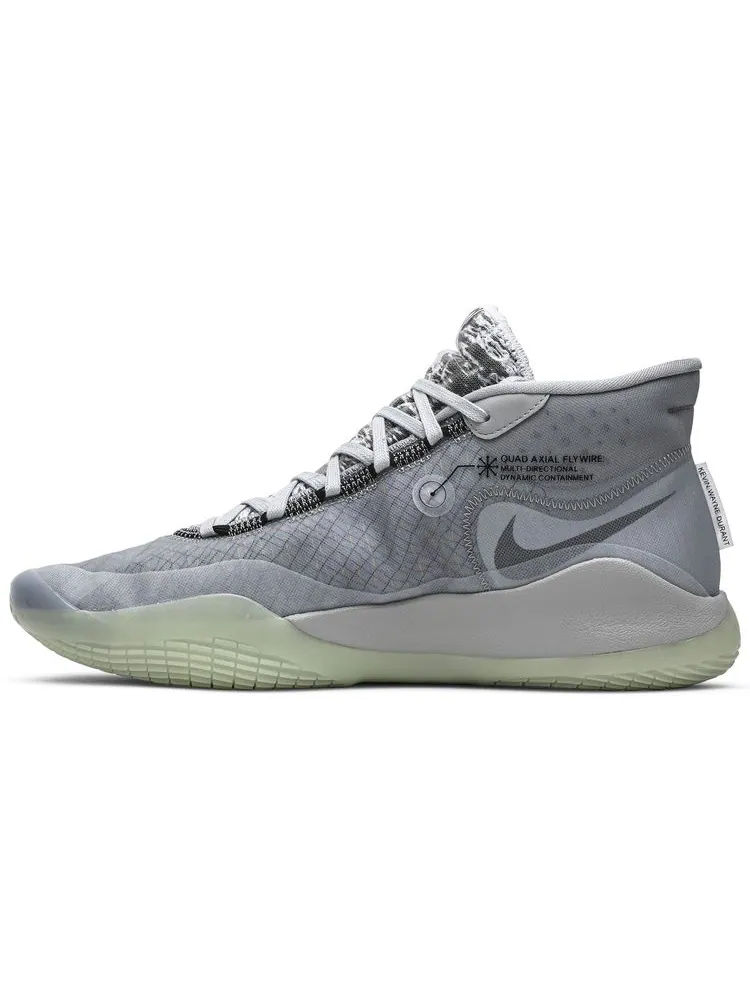 Кроссовки Nike KD 12 TB 'Wolf Grey' — изображение 3 из 8, серый