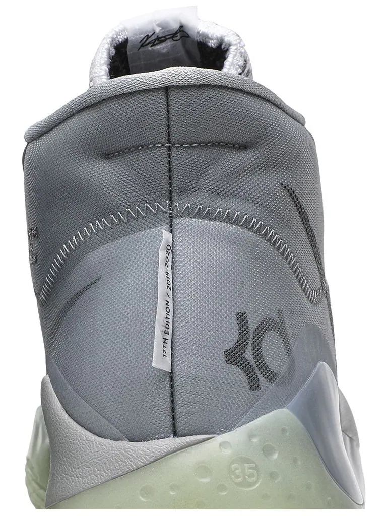 Кроссовки Nike KD 12 TB 'Wolf Grey' — изображение 7 из 8, серый