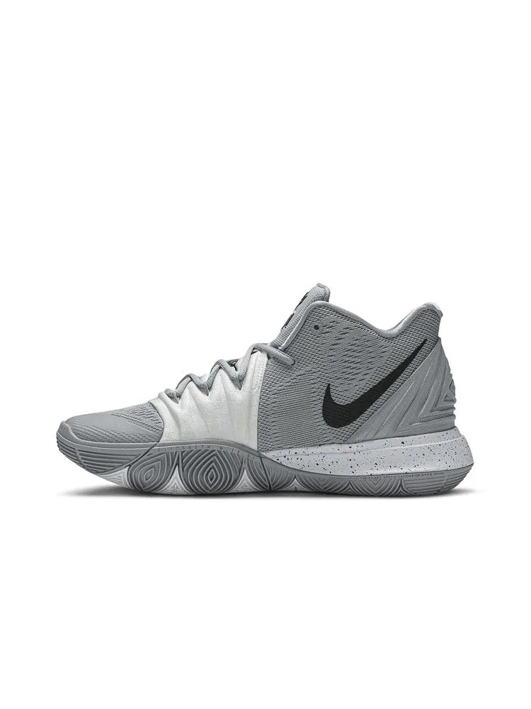 Кроссовки Nike Kyrie 5 TB 'Wolf Grey' — изображение 4 из 9, серый/черный
