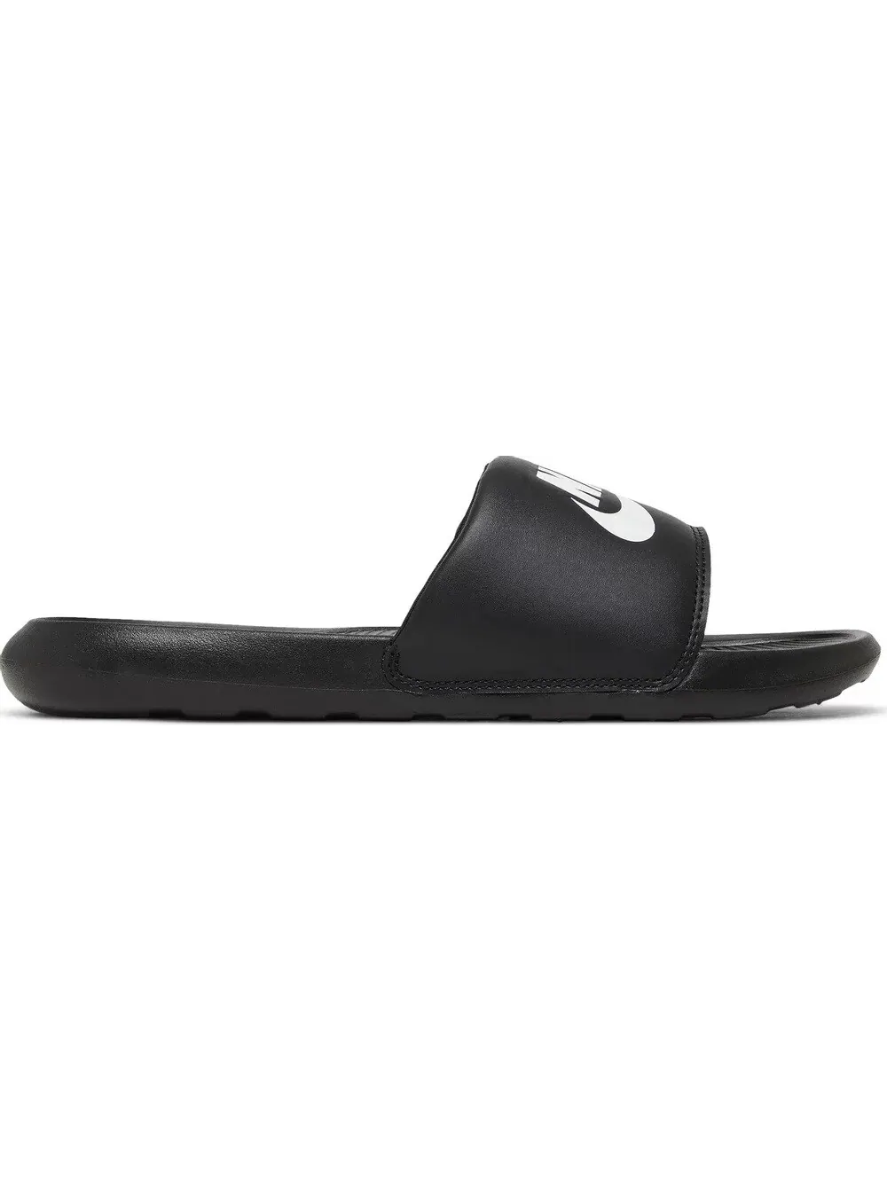 Сандалии Nike Victori One Slide Black White — изображение 2 из 5, белый/черный