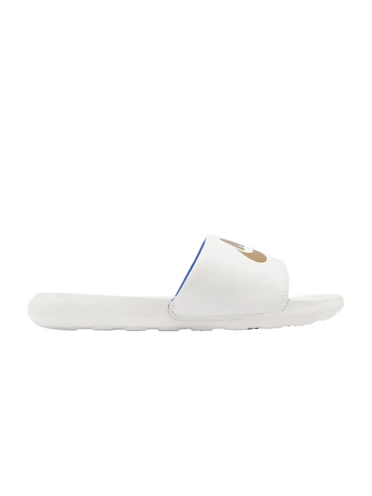 Шлепанцы Victori One Slide 'Summit White Metallic Gold' — изображение 1 из 1