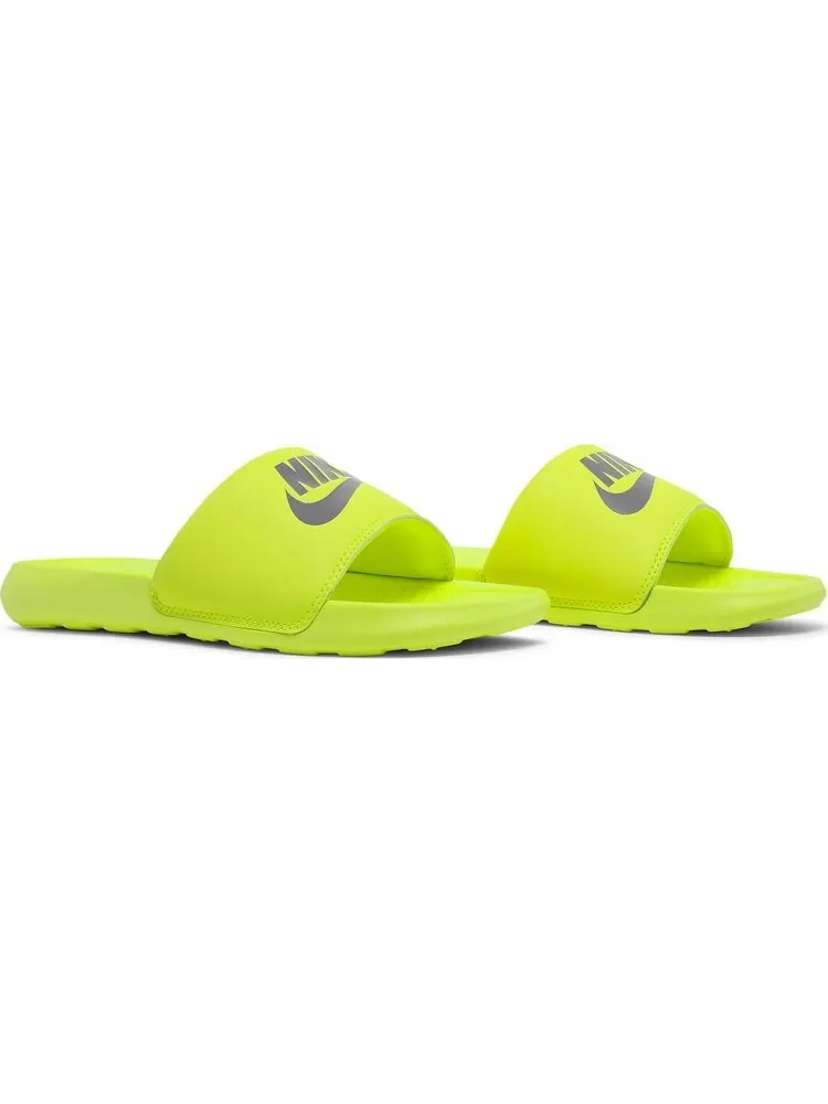 Сандалии Nike Victori One Slide 'Volt Chrome' — изображение 8 из 8, зеленый