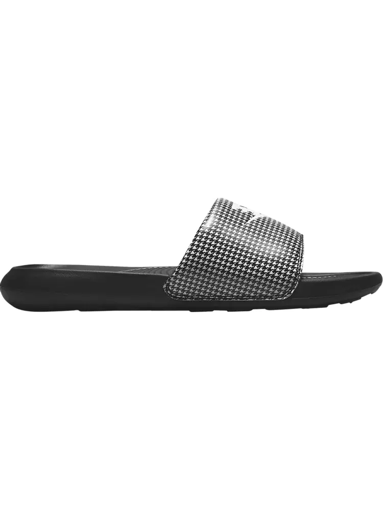 Сандалии Nike Wmns Victori One Printed Slide 'Black Herringbone' — изображение 1 из 1, черный