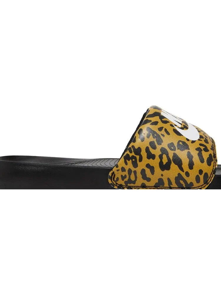 Сандалии Nike Wmns Victori One Printed Slide 'Cheetah Print' — изображение 2 из 8, оранжевый