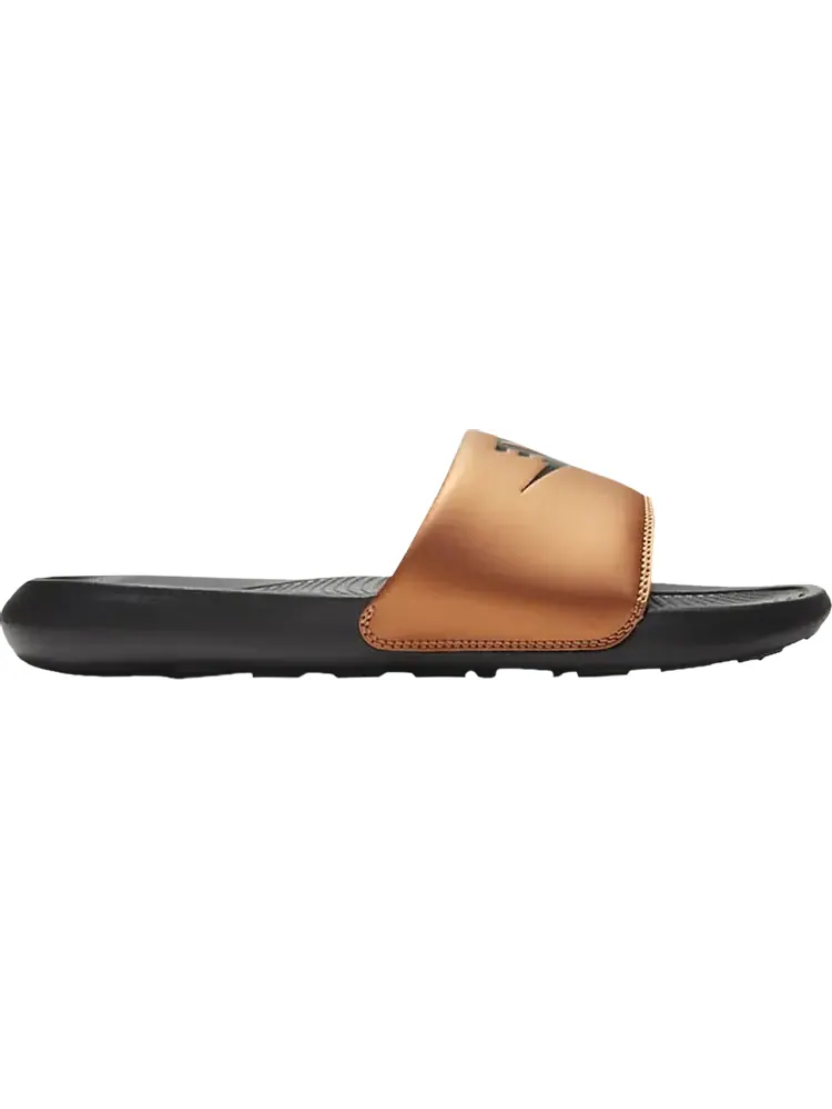 Сандалии Nike Wmns Victori One Slide 'Black Metallic Copper' — изображение 1 из 1, черный