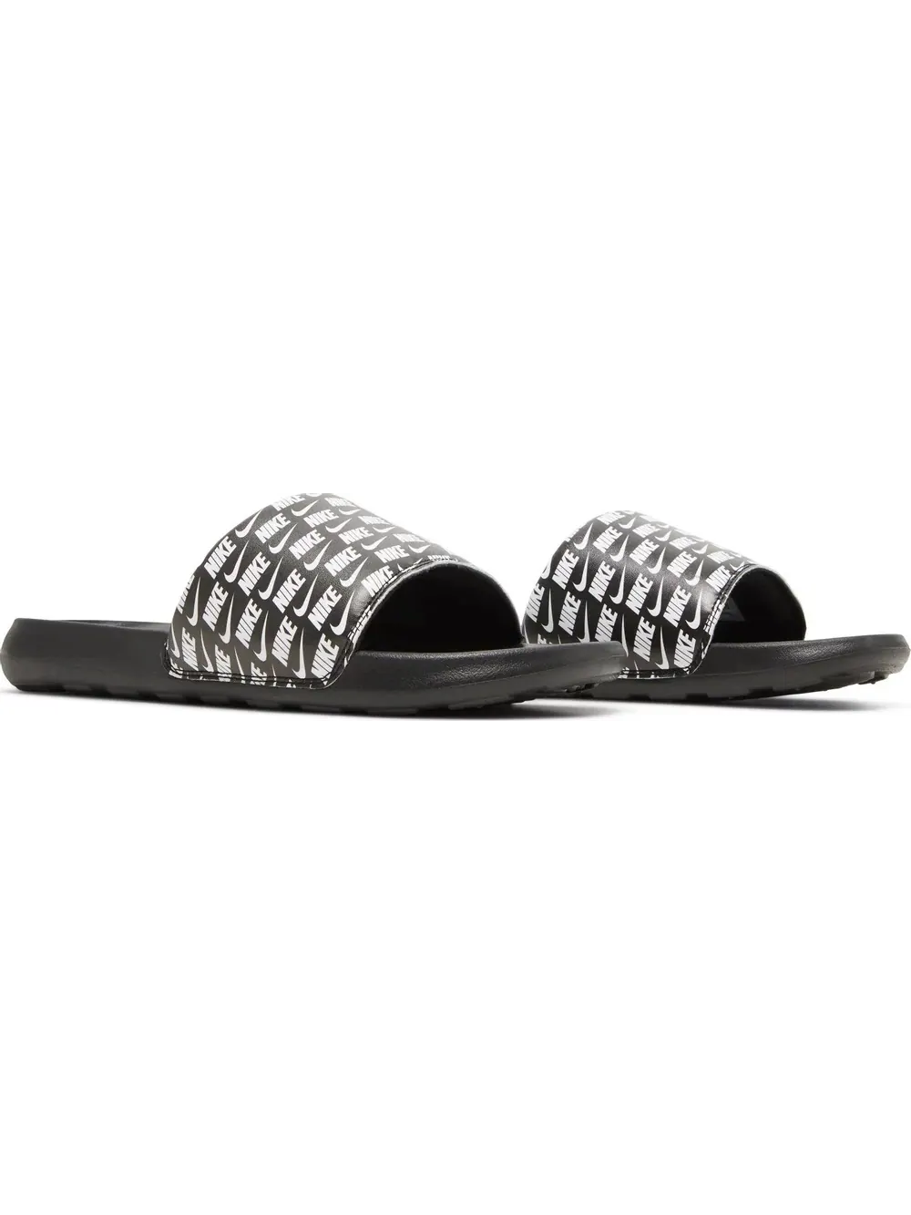 Сандалии Nike Victori One Printed Slide Repeat Logo — изображение 3 из 5, черный/белый