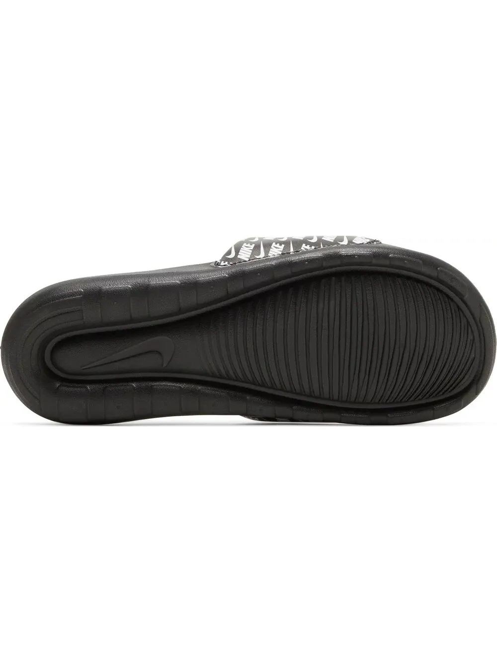 Сандалии Nike Victori One Printed Slide Repeat Logo — изображение 5 из 5, черный/белый