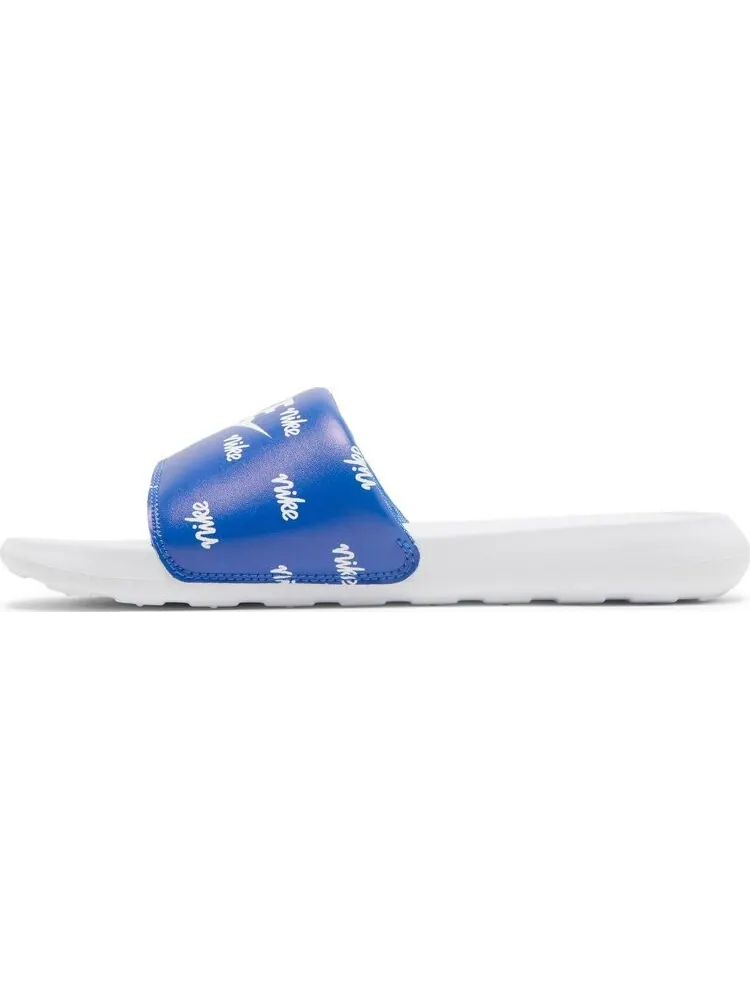 Сандалии Nike Victori One Printed Slide 'All-Over Nike Print' — изображение 3 из 8, синий
