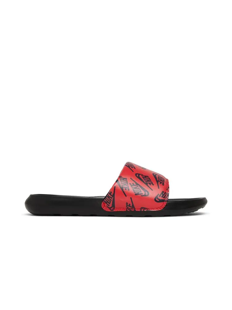 Шлепанцы Victori One Slide 'Repeat Logo - Black University Red' — изображение 1 из 8, черный красный