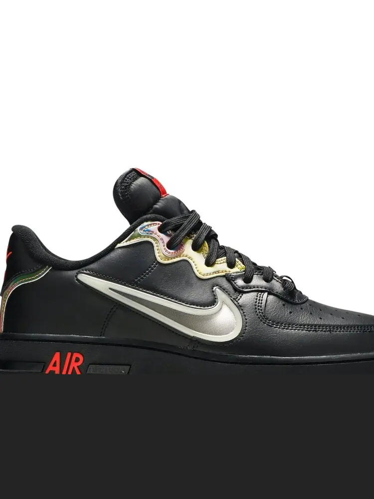 Кроссовки Nike Air Force 1 React — изображение 2 из 4, черный