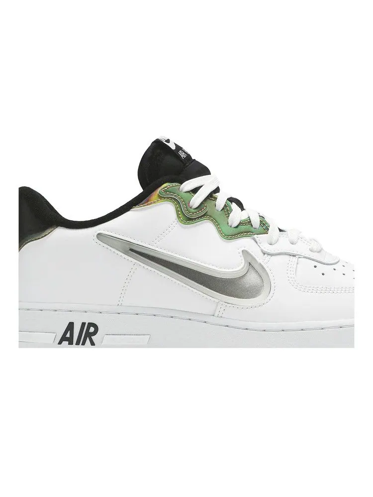 Кроссовки Nike Air Force 1 React 'White Iridescent' — изображение 3 из 9, белый//черный/мульти