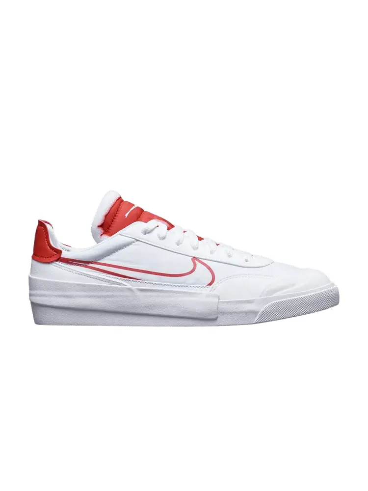 Кроссовки Nike Drop Type HBR 'White University Red' — изображение 1 из 1, белый/красный/белый