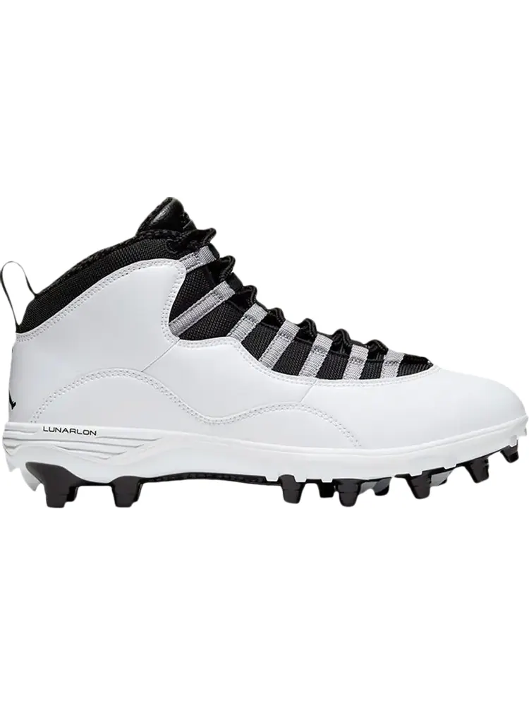 Кроссовки Air Jordan 10 TD Mid Steel Grey — изображение 1 из 1, белый