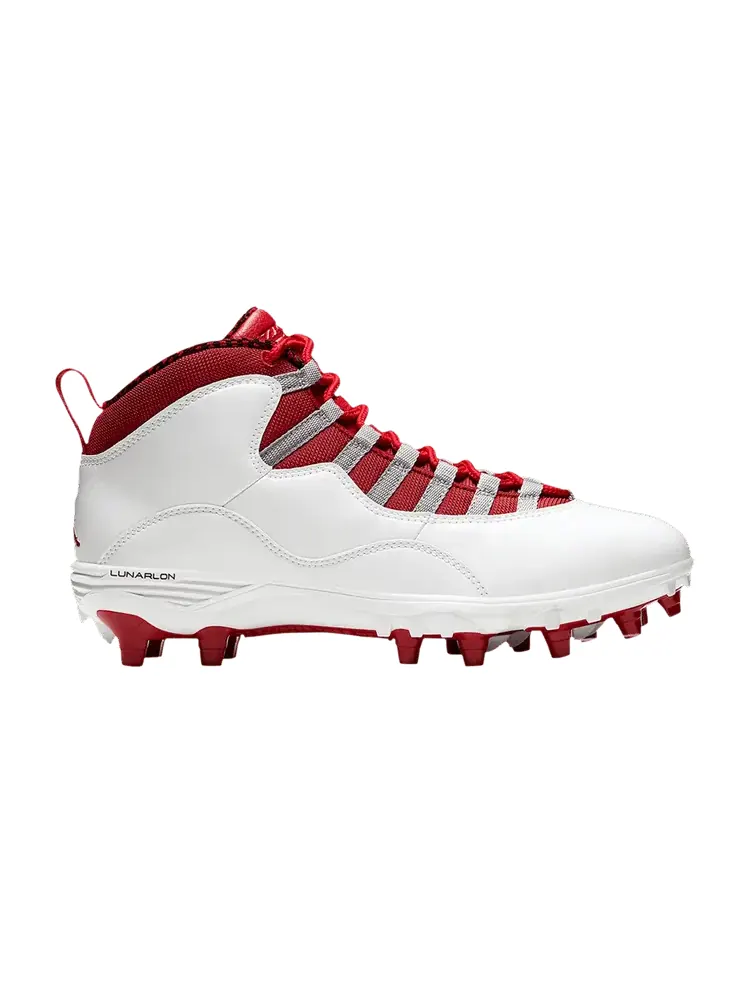Кроссовки Air Jordan Air Jordan 10 TD Mid 'White Gym Red' — изображение 1 из 1