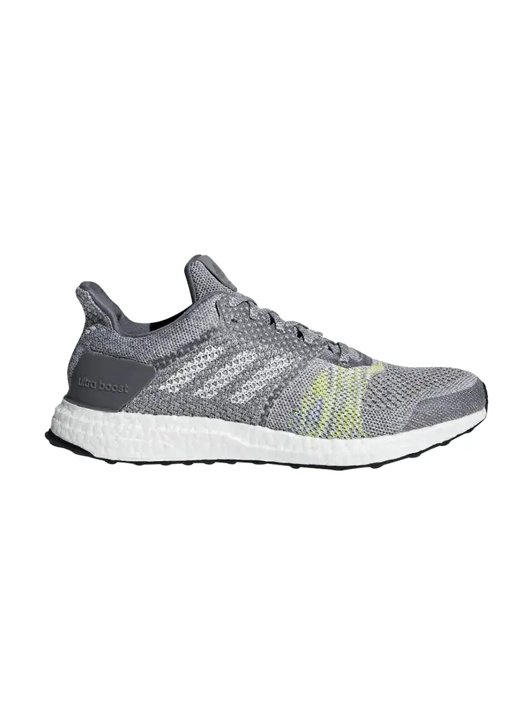 Кроссовки Adidas Ultraboost ST 'Grey Solar Slime' — изображение 1 из 1, серый