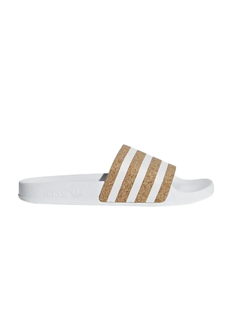 Кроссовки Adidas Wmns Adilette 'Cork' — изображение 1 из 1, белый
