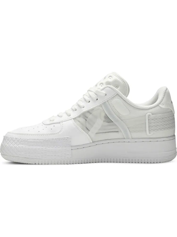 Кроссовки Nike Air Force 1 Type 'Triple White' — изображение 3 из 8, белый