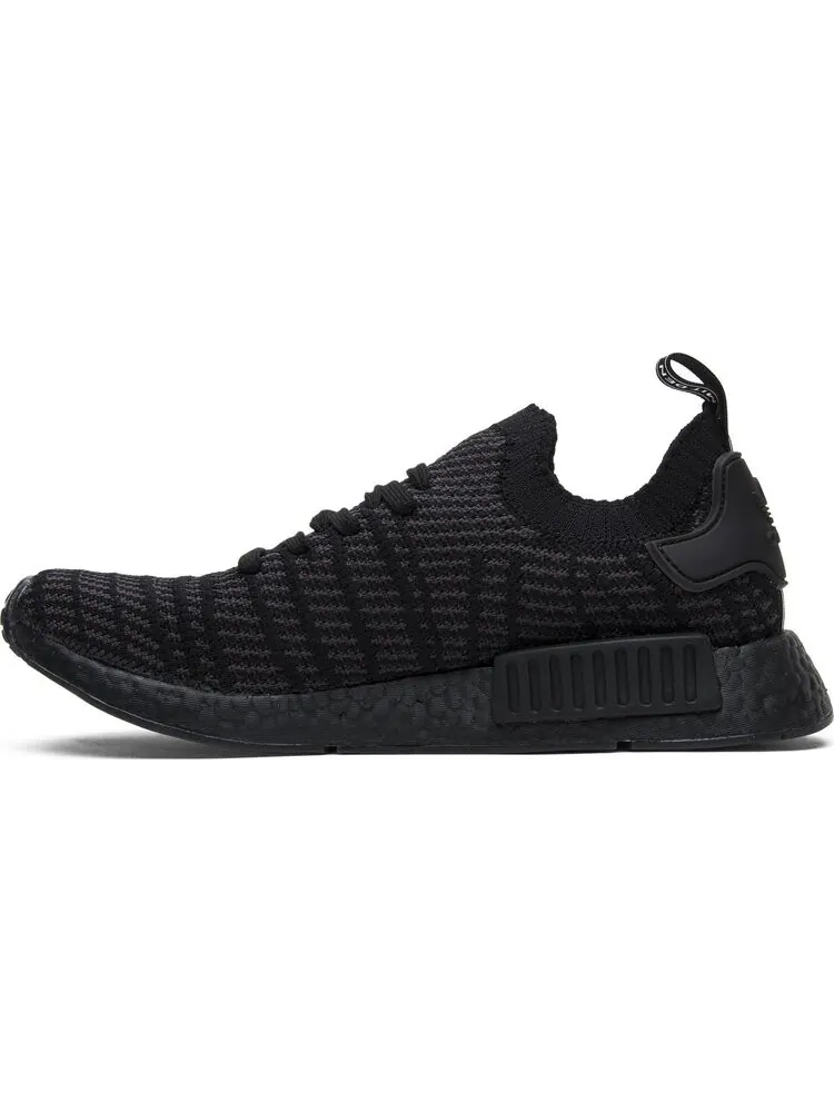 Кроссовки Adidas NMD_R1 Primeknit STLT 'Triple Black' — изображение 3 из 8, черный