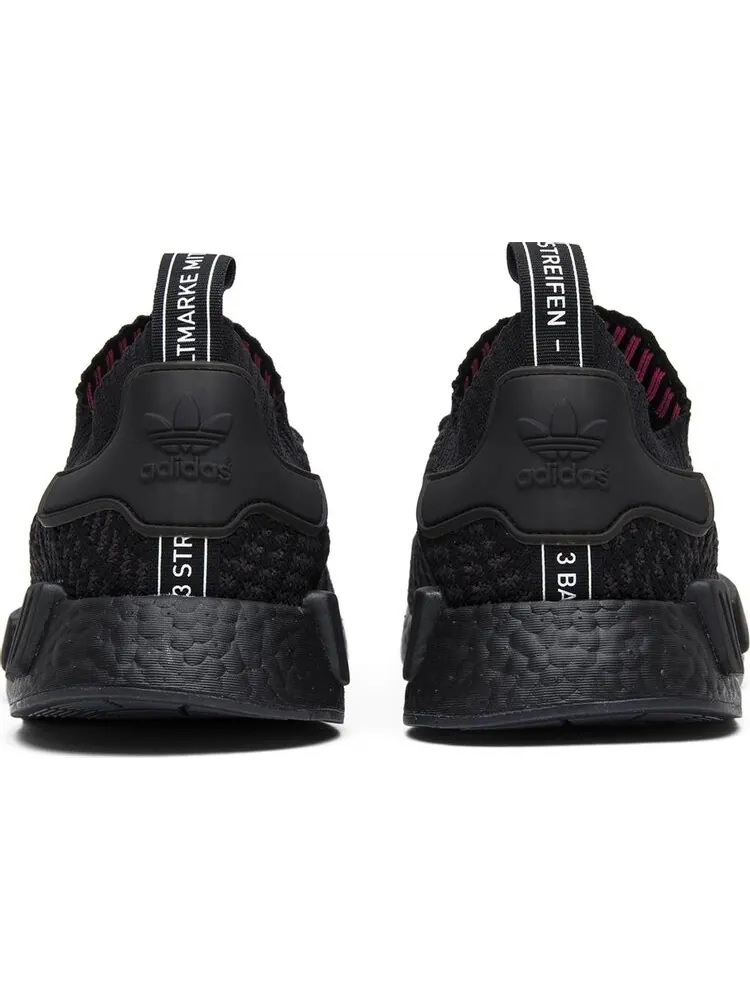 Кроссовки Adidas NMD_R1 Primeknit STLT 'Triple Black' — изображение 6 из 8, черный