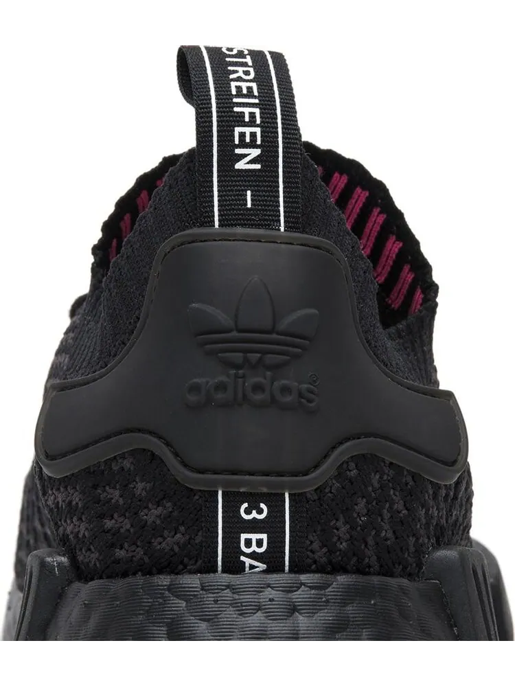 Кроссовки Adidas NMD_R1 Primeknit STLT 'Triple Black' — изображение 7 из 8, черный