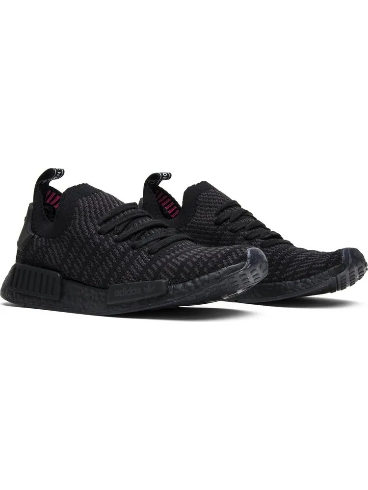 Кроссовки Adidas NMD_R1 Primeknit STLT 'Triple Black' — изображение 8 из 8, черный