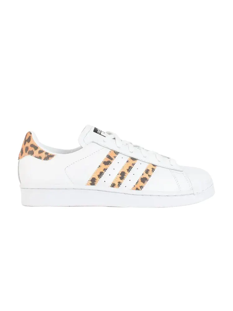 Кроссовки Adidas Wmns Superstar 'White Leopard' — изображение 1 из 1, белый