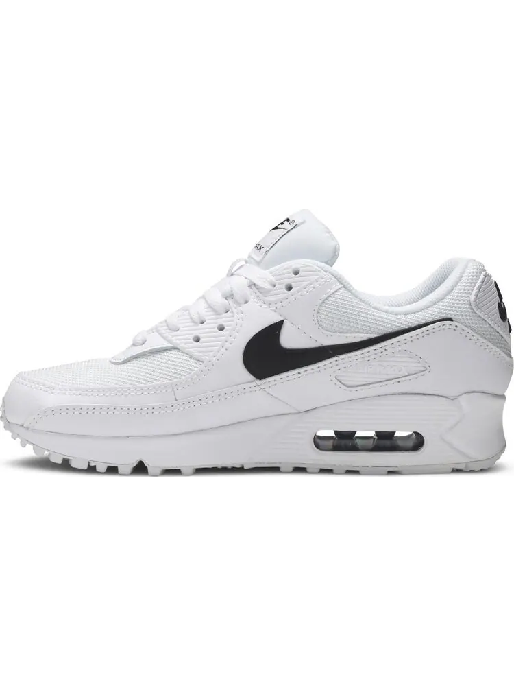 Кроссовки Nike Wmns Air Max 90 'White Black' — изображение 3 из 8, белый