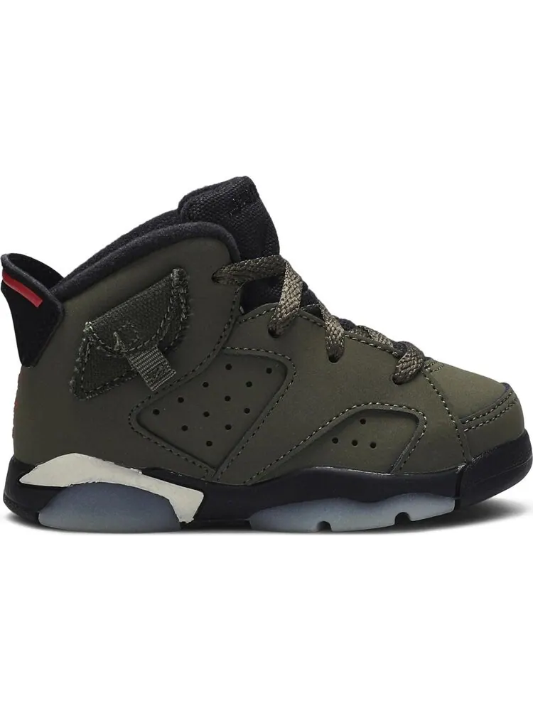 Кроссовки Travis Scott x Air Jordan 6 Retro TD Olive — изображение 1 из 8, зеленый