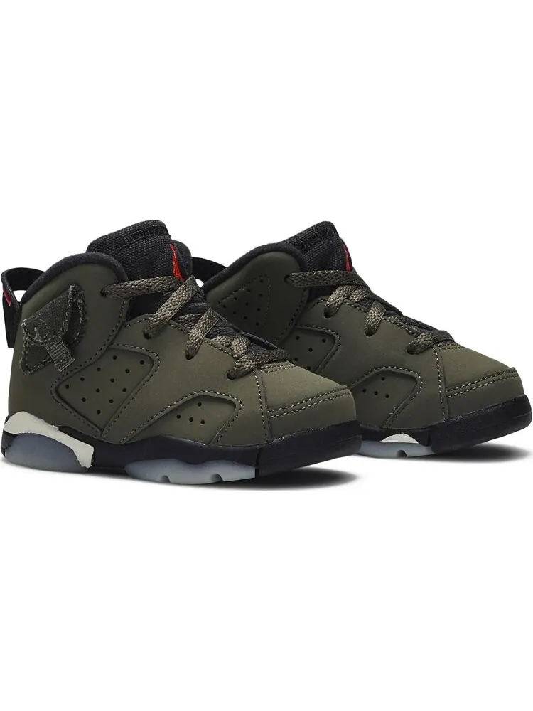 Кроссовки Travis Scott x Air Jordan 6 Retro TD Olive — изображение 8 из 8, зеленый