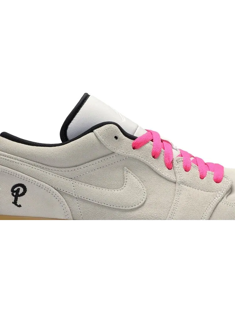 Кроссовки Sneaker Politics x Air Jordan 1 Low Block Party — изображение 2 из 8, белый