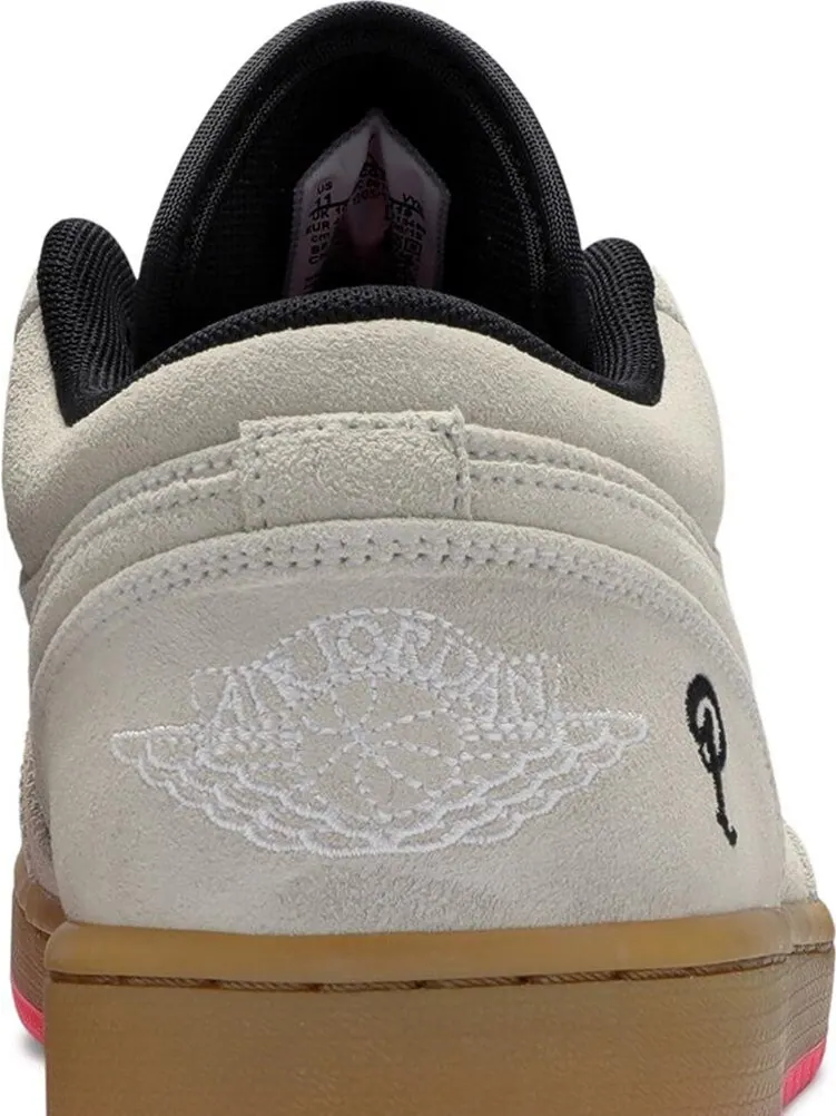 Кроссовки Sneaker Politics x Air Jordan 1 Low Block Party — изображение 7 из 8, белый