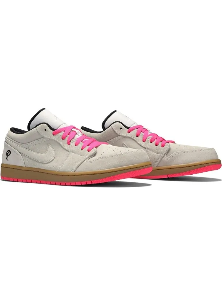 Кроссовки Sneaker Politics x Air Jordan 1 Low Block Party — изображение 8 из 8, белый