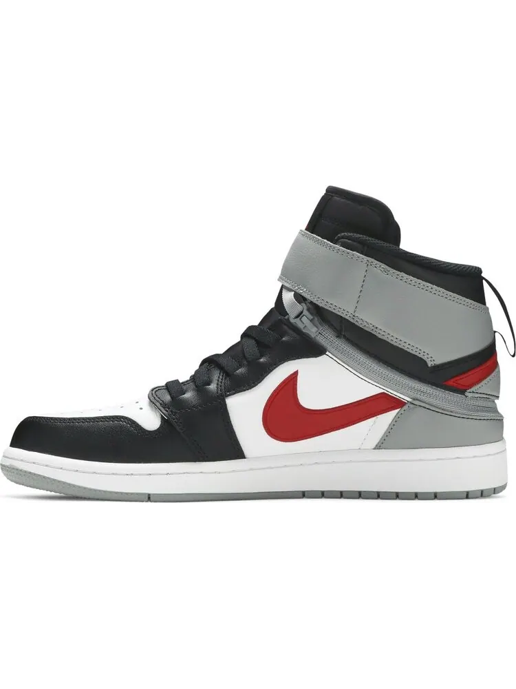 Кроссовки Air Jordan 1 High FlyEase Particle Grey — изображение 3 из 8, белый