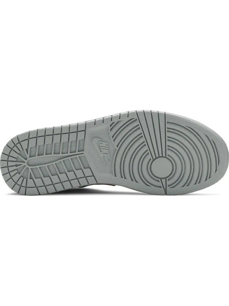 Кроссовки Air Jordan 1 High FlyEase Particle Grey — изображение 4 из 8, белый