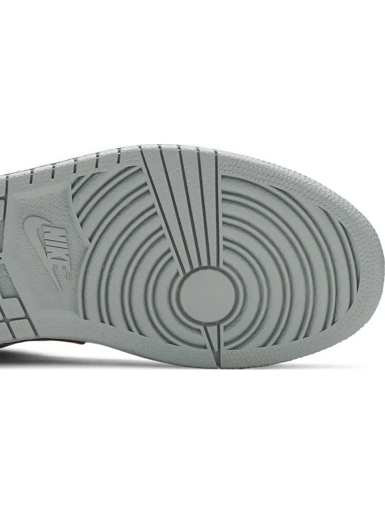 Кроссовки Air Jordan 1 High FlyEase Particle Grey — изображение 5 из 8, белый